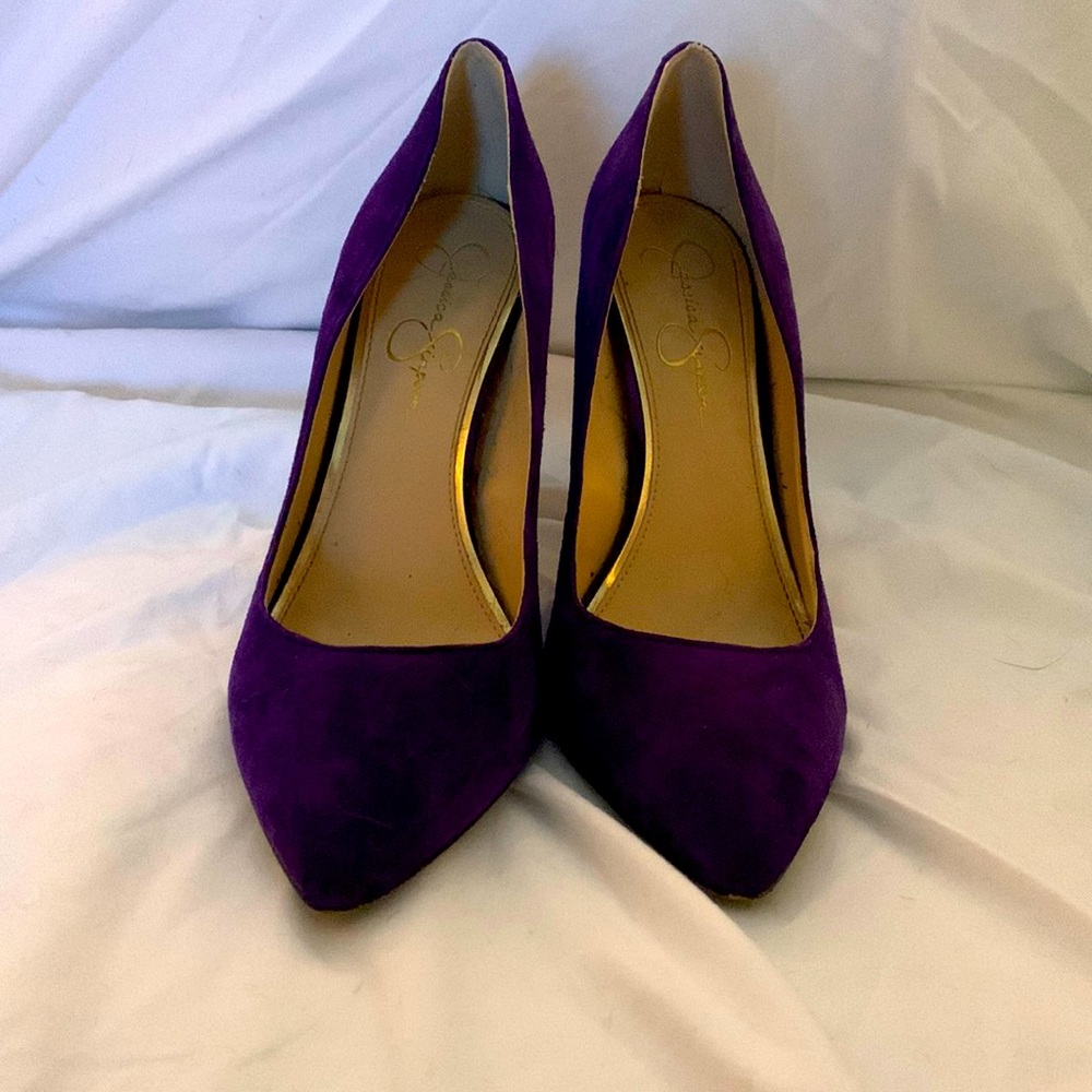 Jessica Simpson Purple Heels